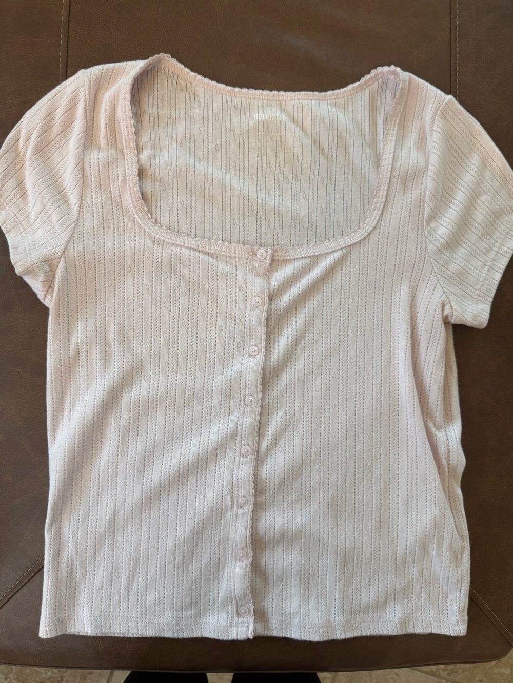 Hollister Women’s Top- Light Pink/blush